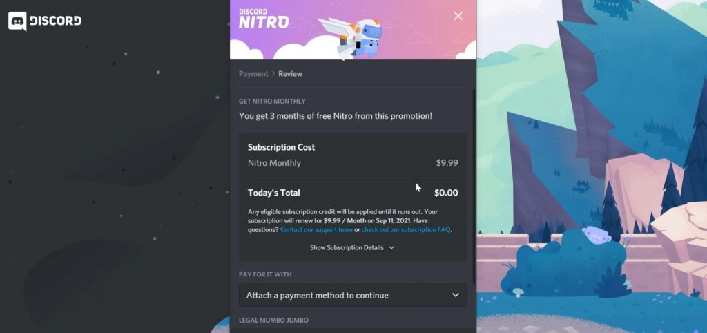 Invalid payment source discord как решить