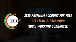 zee5 premium account id and password