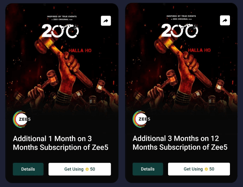 zee5 premium account id password