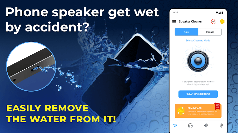 speaker cleaner remove water 2